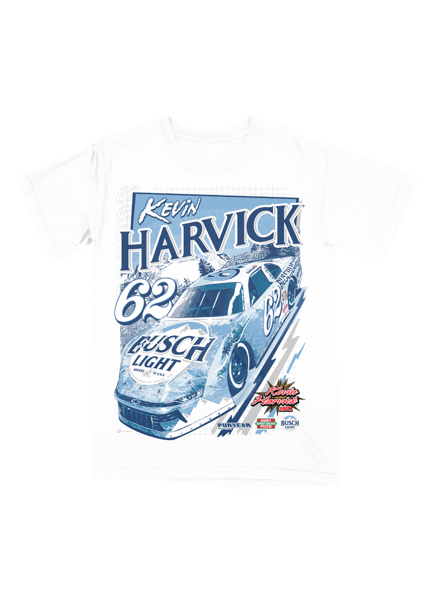Kevin Harvick - 62 Busch Light Super Late Model Tee – happyseshop Kevin Harvick - 62 Busch Light Super Late Model Tee – happyseshop