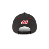 Kevin Harvick Inc. Late Model No. 62 Black/White New Era Snapback Hat