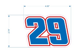 No. 29 Decal