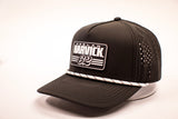 Keelan Harvick - Black with white rope - Mesh/PVC Patch Hat