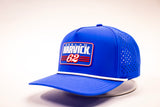 Keelan Harvick - Royal Blue/White Rope - Mesh/PVC Patch Hat