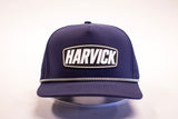 HARVICK - Navy White/Black Rope  - Mesh/PVC Patch Hat