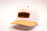 HARVICK - Off white/Khaki  - Mesh/PVC Patch Hat