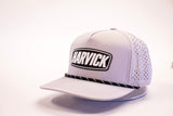 HARVICK - Light Gray Black/White Rope  - Mesh/PVC Patch Hat