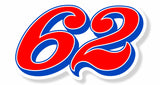 No. 62 Decal