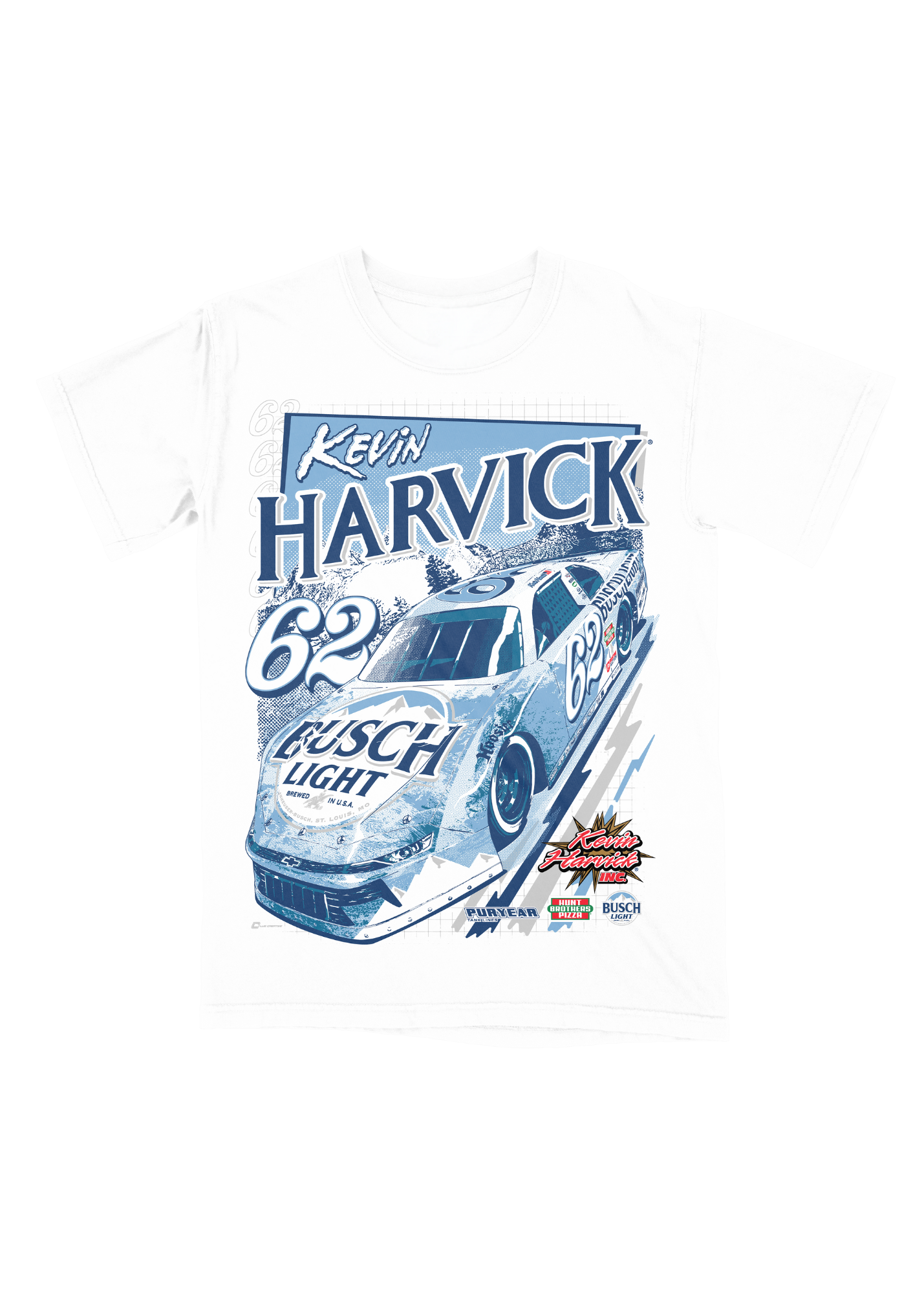 Kevin Harvick - 62 Busch Light Super Late Model Tee – happyseshop