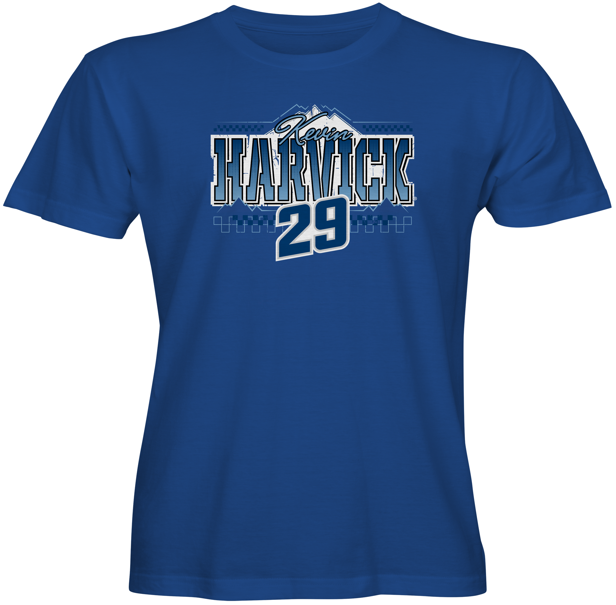 Kevin Harvick - No. 29 Royal Blue Busch Light Front & Back Graphic