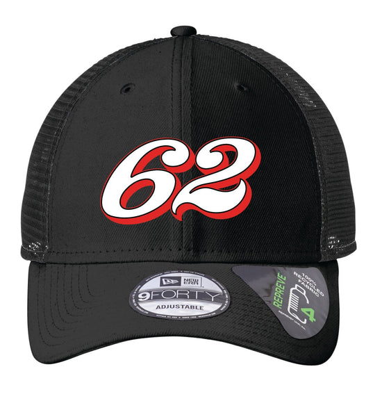 Kevin Harvick Inc. Late Model No. 62 Black/White New Era Snapback Hat