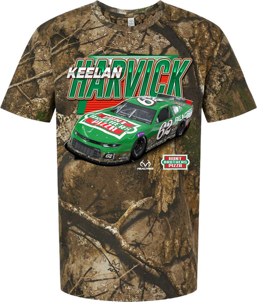 NO. 62 HBP/REALTREE - KEELAN HARVICK CAMO TSHIRT (PRE-SALE)
