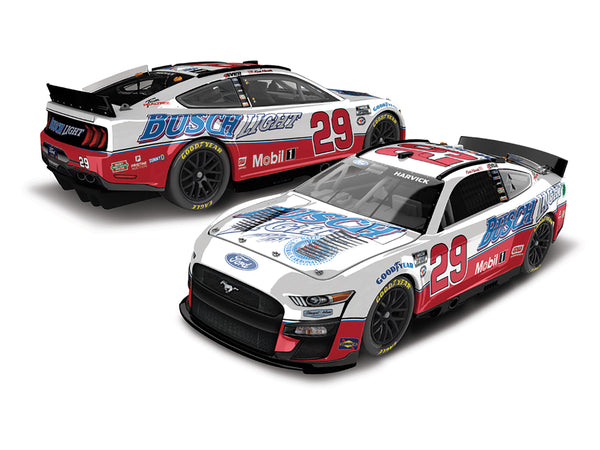 2023 ADVANCED RUN Autographed Kevin Harvick No.29 Busch® Light Ford Mustang (Pre-Order: Read Details Below)
